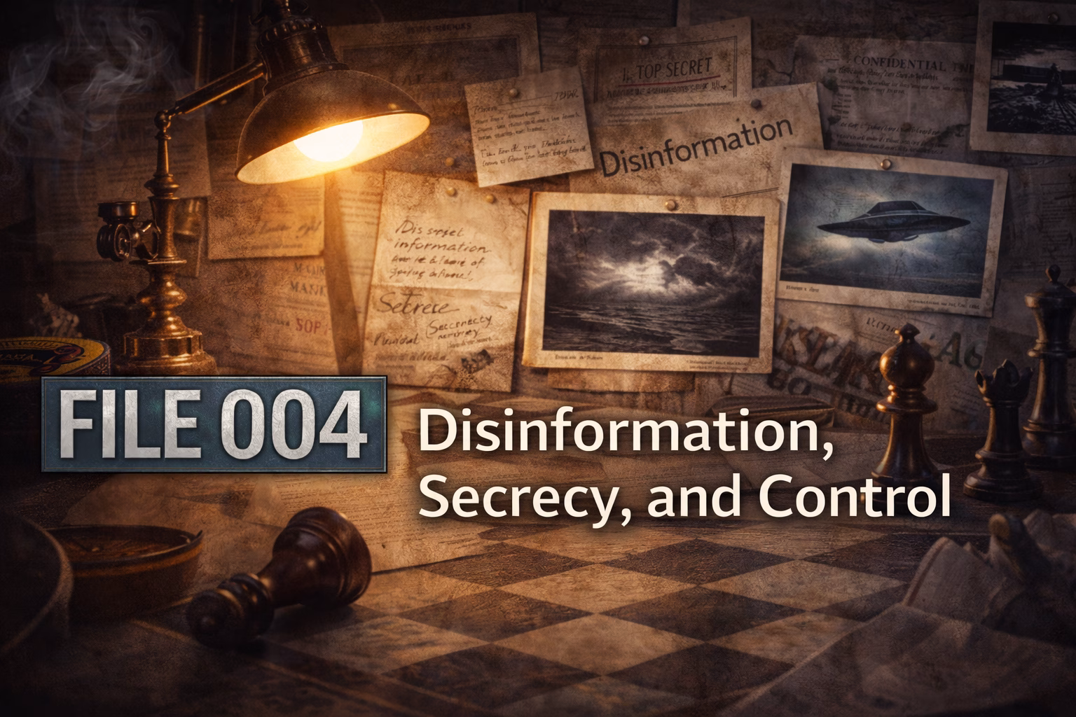 Chessboard of secrets and deception