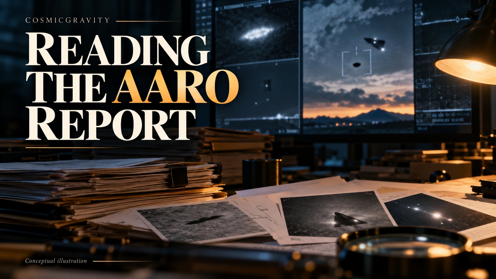 Magazine illustration for The 2025 AARO Report: 319 New Cases and 191 Still Unresolved