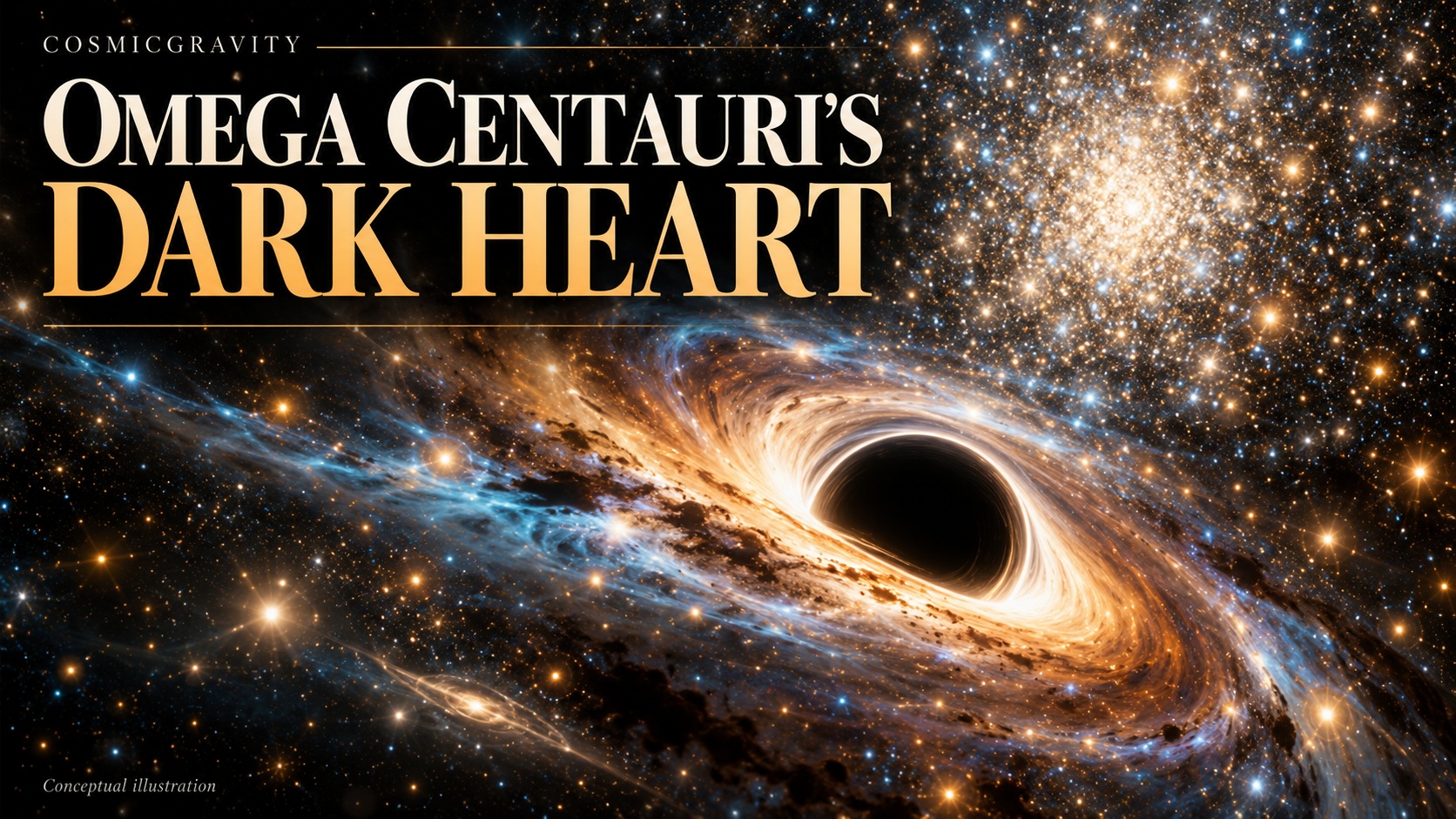 Magazine illustration for Hubble Finally Found One of Omega Centauri’s Missing Black Holes