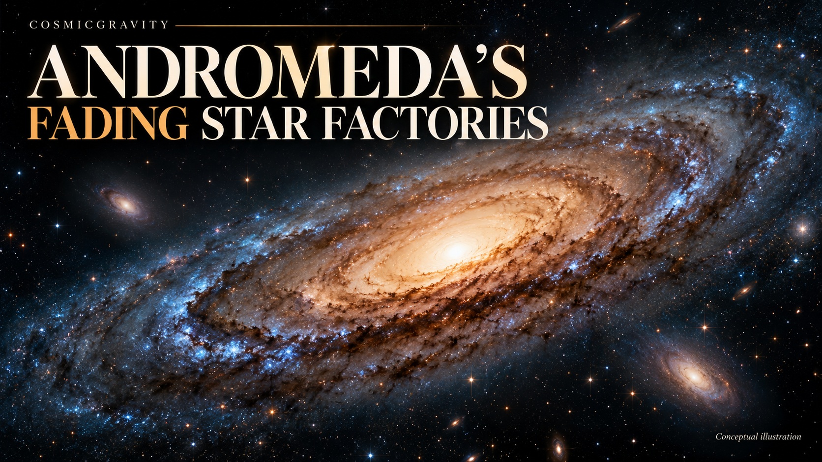 Magazine illustration for Andromeda’s Star Formation Is Fading Faster Than Expected
