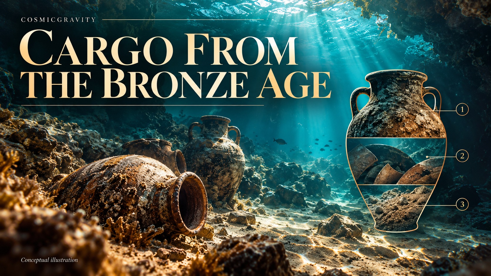 Magazine illustration for Could Turkey’s 4,500-Year-Old Cargo Be the World’s Oldest Shipwreck?