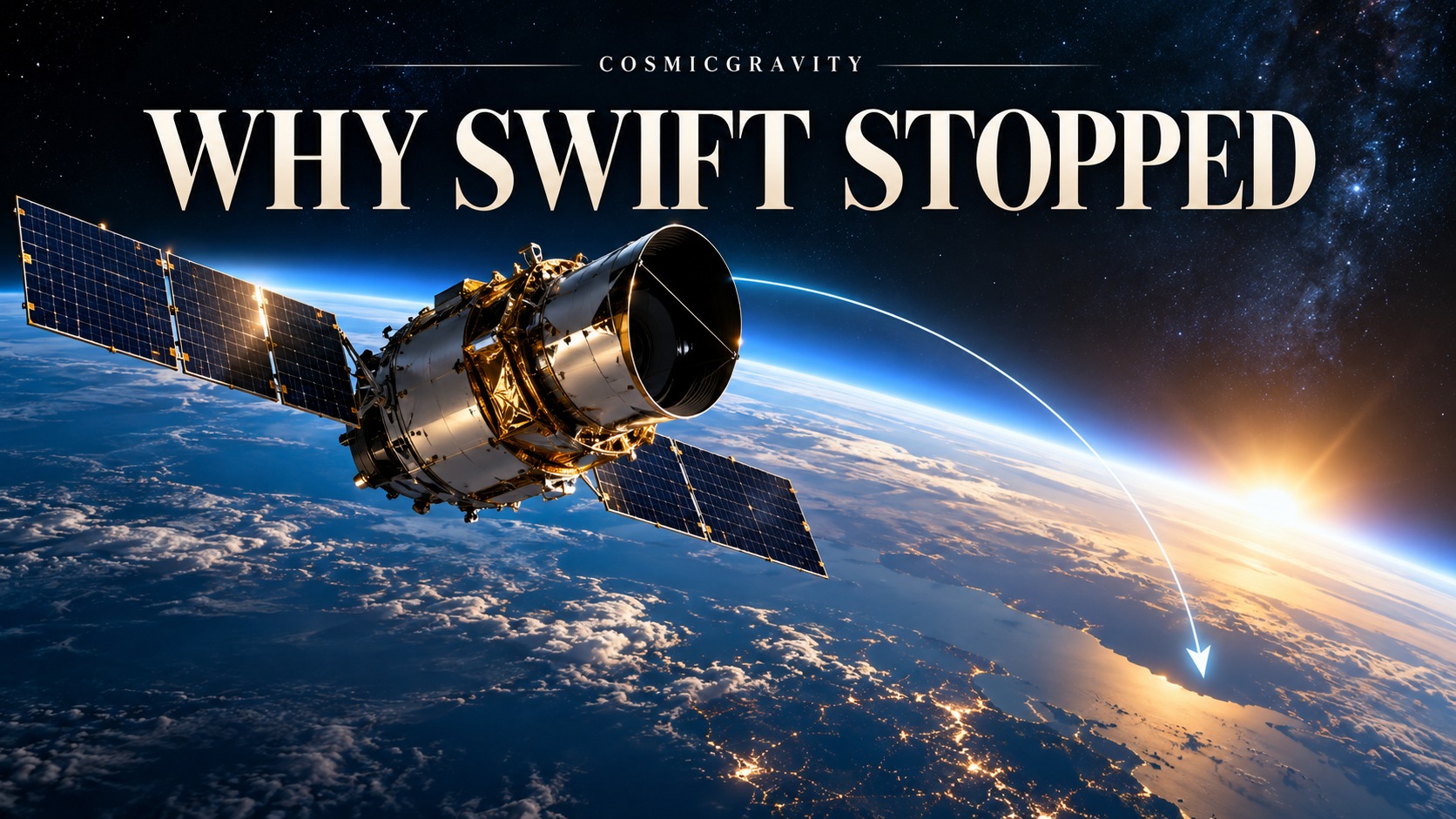 Magazine illustration for Swift’s Mission Has Ended. Its Last Obstacle Was Earth’s Atmosphere.